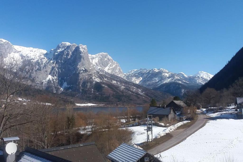 S'Rastl Direkt Mit Bergpanorama Apartment Grundlsee Exterior foto