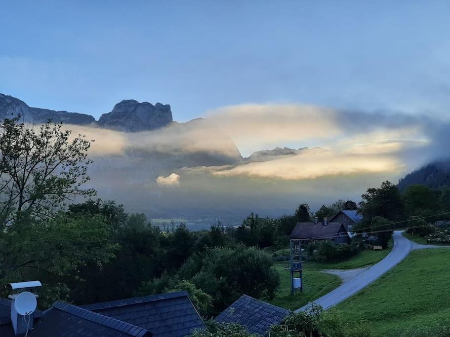 S'Rastl Direkt Mit Bergpanorama Apartment Grundlsee Exterior foto