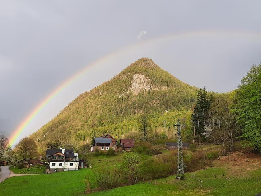 S'Rastl Direkt Mit Bergpanorama Apartment Grundlsee Exterior foto
