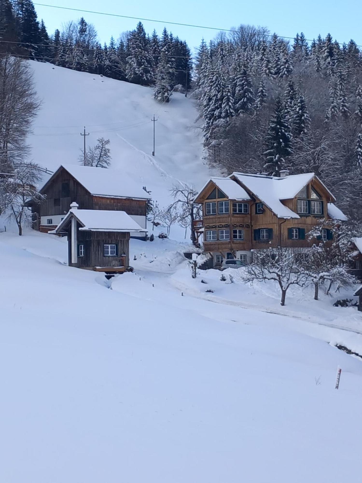 S'Rastl Direkt Mit Bergpanorama Apartment Grundlsee Exterior foto